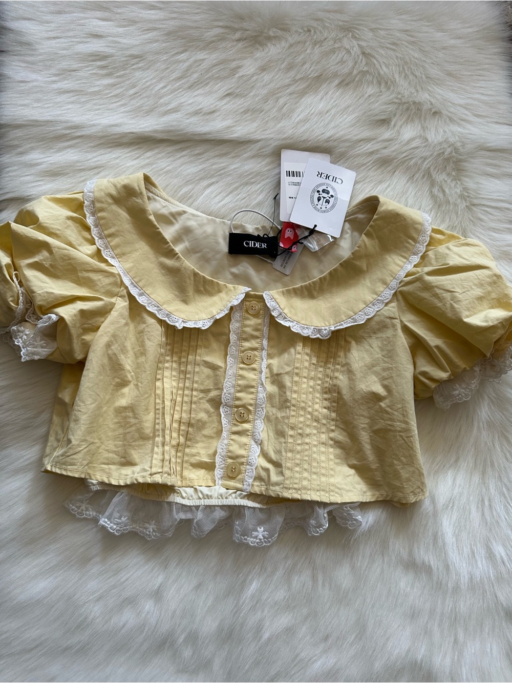 NWT Crop Blouse